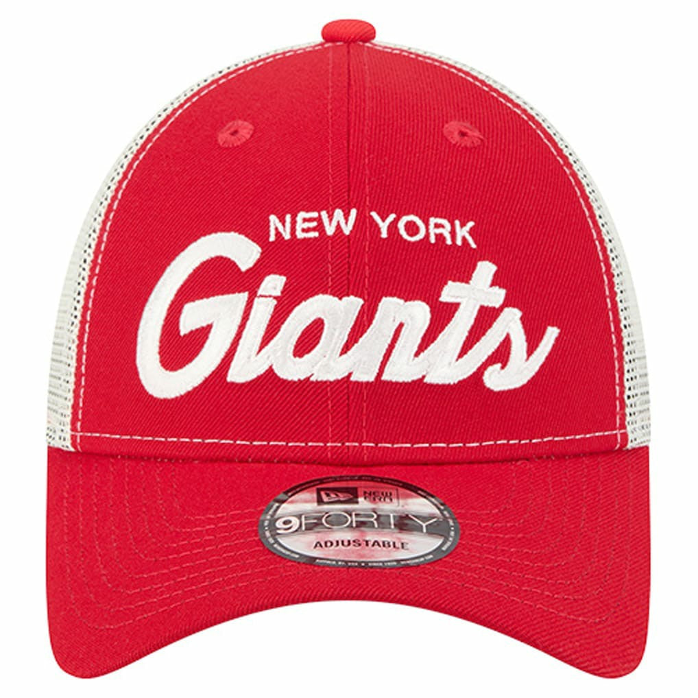 New York Giants Apple Trucker 9FORTY Adjustable Hat | NFL Hot