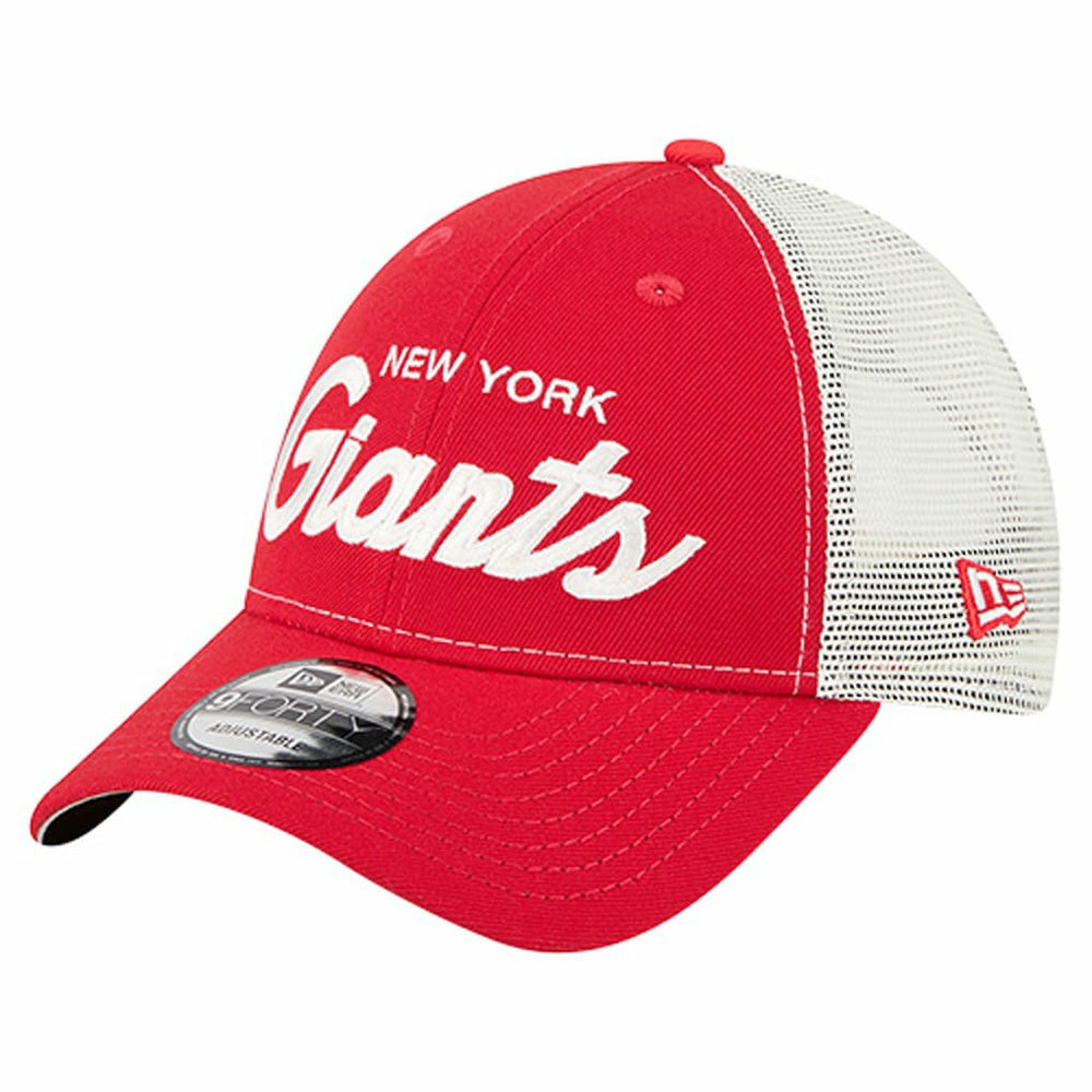 New York Giants Apple Trucker 9FORTY Adjustable Hat | NFL Hot