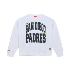 San Diego Padres Mitchell & Ness Women's Oversized Cooperstown Sweatshirt - MLB Sweatshirts