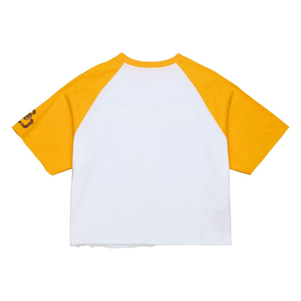 San Diego Padres Mitchell & Ness Women's Cropped Raglan Boxy T-Shirt - MLB T-shirts