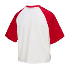 Philadelphia Phillies Mitchell & Ness Women's Cropped Raglan Boxy T-Shirt - MLB T-shirts
