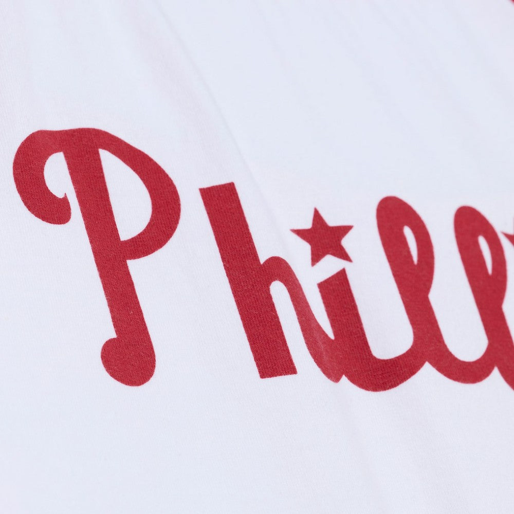 Philadelphia Phillies Mitchell & Ness Women's Cropped Raglan Boxy T-Shirt - MLB T-shirts