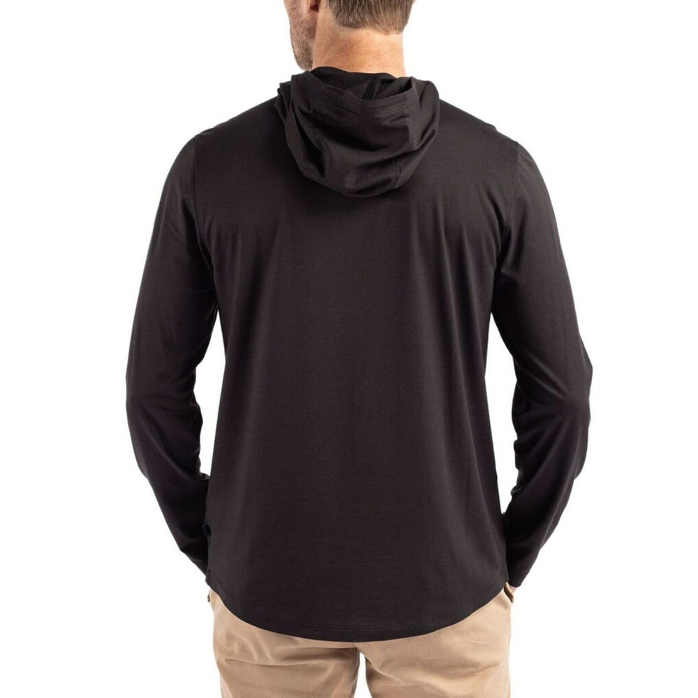 Washington Commanders Cutter & Buck Coastline Epic Comfort Eco Recycled Long Sleeve Hoodie T-Shirt | NFL Hot