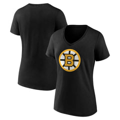 Boston Bruins Women's Essential V-Neck T-Shirt -  NHL T-shirts