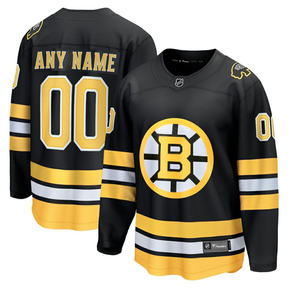 Boston Bruins Fanatics Home Breakaway Custom Jersey -  NHL Jerseys