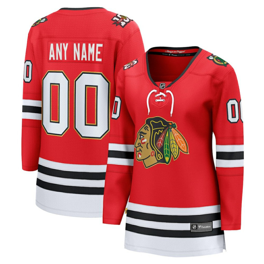 Chicago Blackhawks Fanatics Women's Centennial Breakaway Custom Jersey -  NHL Jerseys