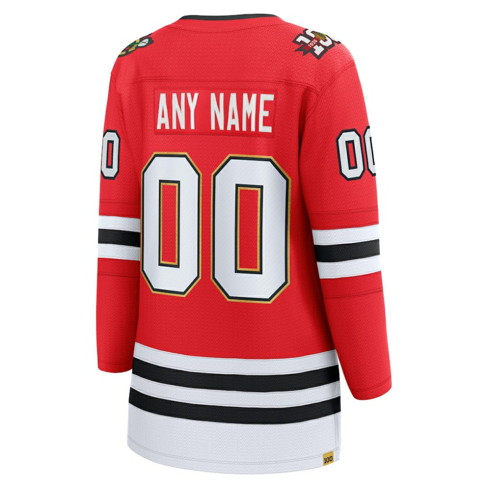 Chicago Blackhawks Fanatics Women's Centennial Breakaway Custom Jersey -  NHL Jerseys