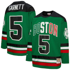 Kelly Green Kevin Garnett Boston Celtics Unisex Maxxed Out Fashion Hockey Jersey | NBA