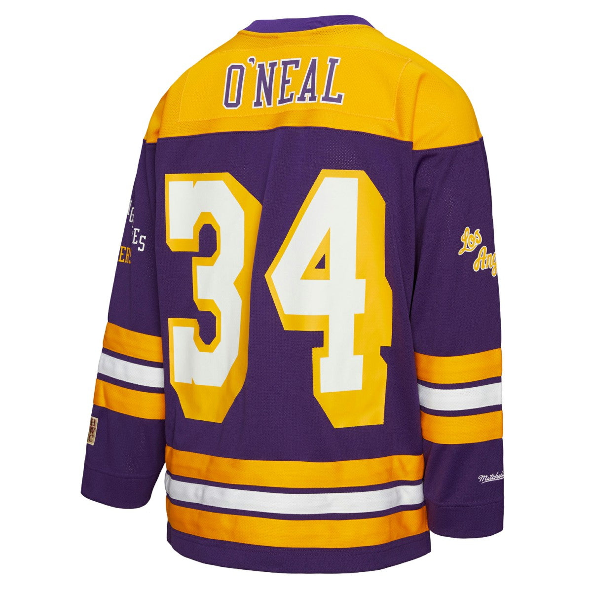 Purple Shaquille O'Neal Los Angeles Lakers Unisex Maxxed Out Fashion Hockey Jersey | NBA