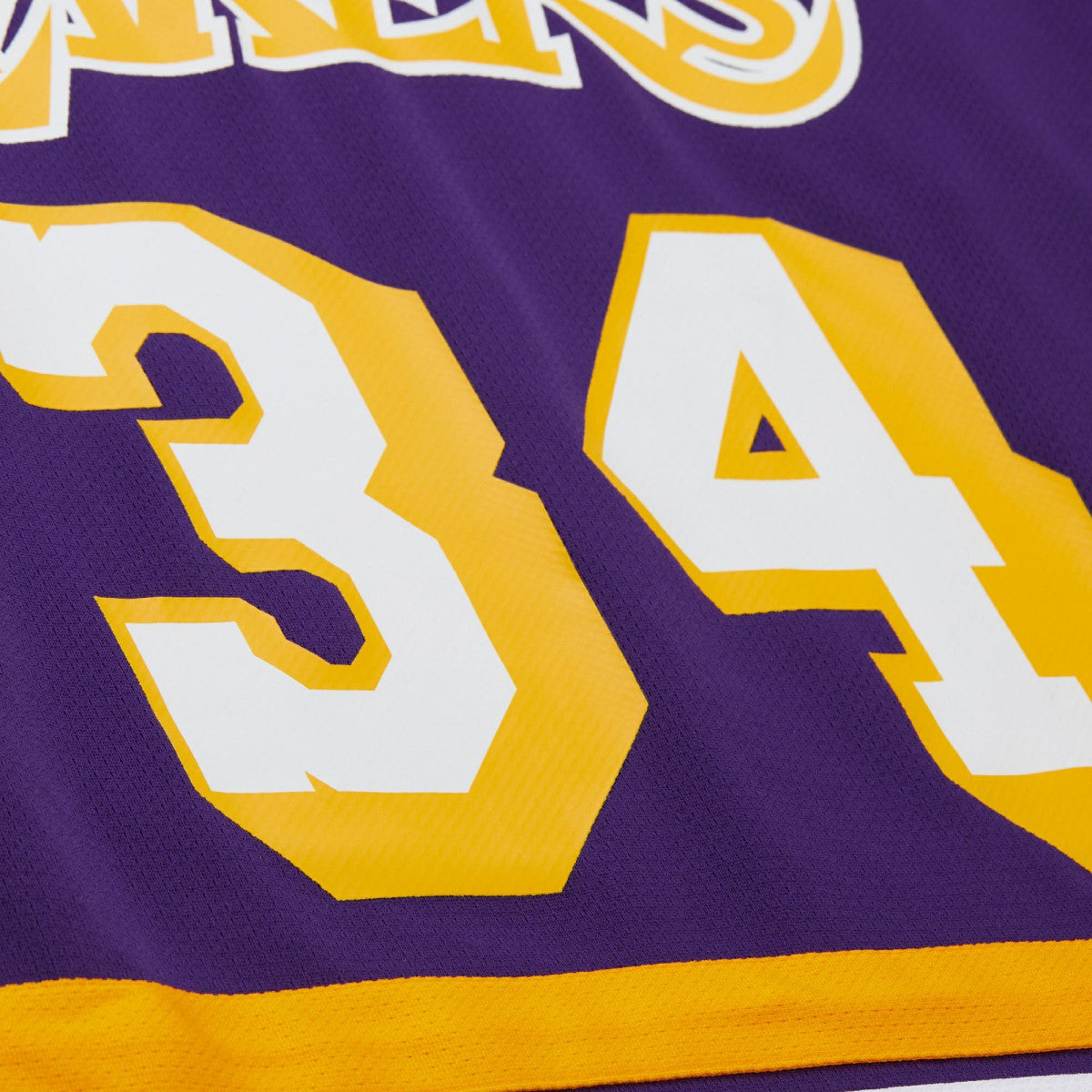 Purple Shaquille O'Neal Los Angeles Lakers Unisex Maxxed Out Fashion Hockey Jersey | NBA