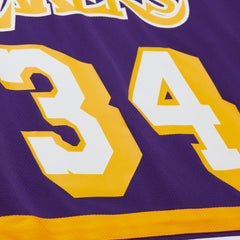 Purple Shaquille O'Neal Los Angeles Lakers Unisex Maxxed Out Fashion Hockey Jersey | NBA