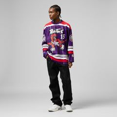 Purple Vince Carter Toronto Raptors Unisex Maxxed Out Fashion Hockey Jersey | NBA