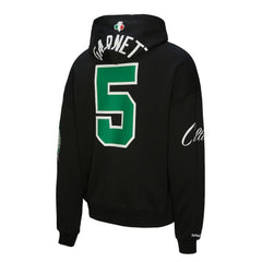 Black Kevin Garnett Boston Celtics Unisex Hardwood Classics Maxxed Out Full-Zip Hoodie | NBA