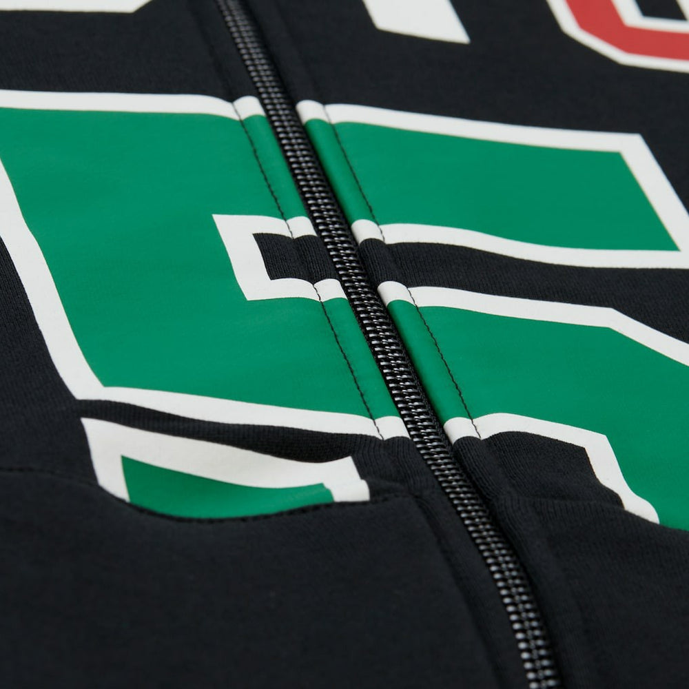 Black Kevin Garnett Boston Celtics Unisex Hardwood Classics Maxxed Out Full-Zip Hoodie | NBA