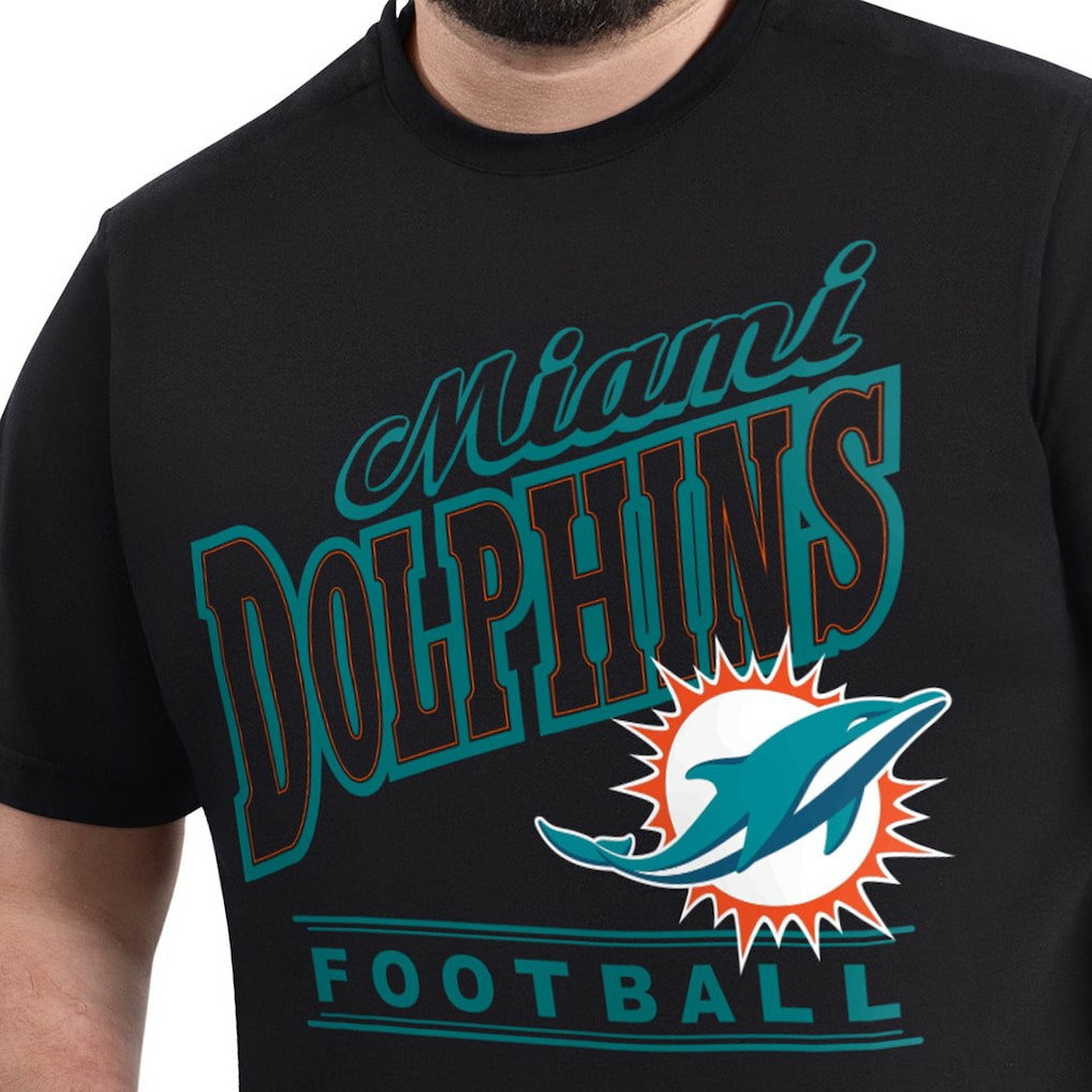Miami Dolphins G-III Sports by Carl Banks Adaptive Headliner Graphic T-Shirt | NFL Online
