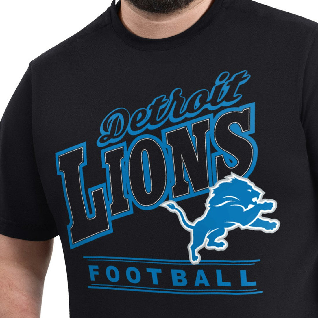 Detroit Lions G-III Sports by Carl Banks Adaptive Headliner Graphic T-Shirt | NFL Discount