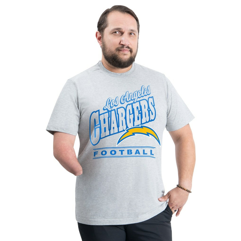 Los Angeles Chargers G-III Sports by Carl Banks Adaptive Headliner Graphic T-Shirt | NFL Outlet