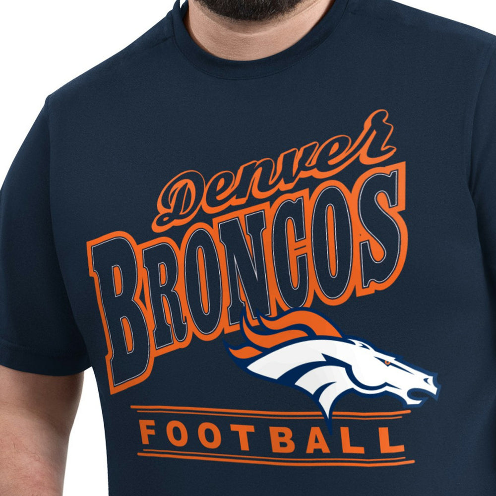 Denver Broncos G-III Sports by Carl Banks Adaptive Headliner Graphic T-Shirt | NFL Sale