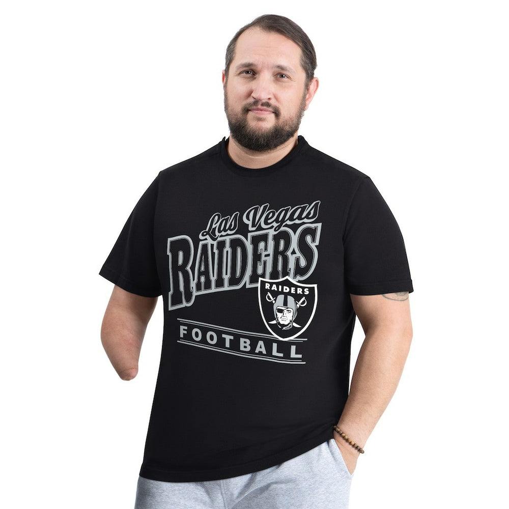 Las Vegas Raiders G-III Sports by Carl Banks Adaptive Headliner Graphic T-Shirt | NFL Hot