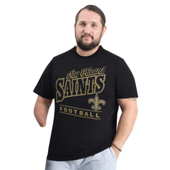 New Orleans Saints G-III Sports by Carl Banks Adaptive Headliner Graphic T-Shirt | NFL US