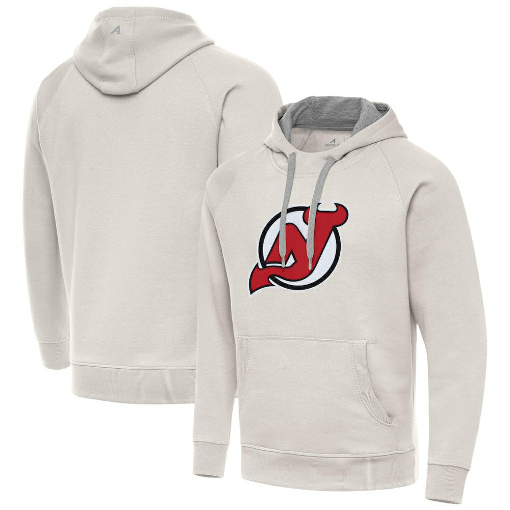 New Jersey Devils Antigua Big Logo Victory Pullover Hoodie -  NHL Jerseys