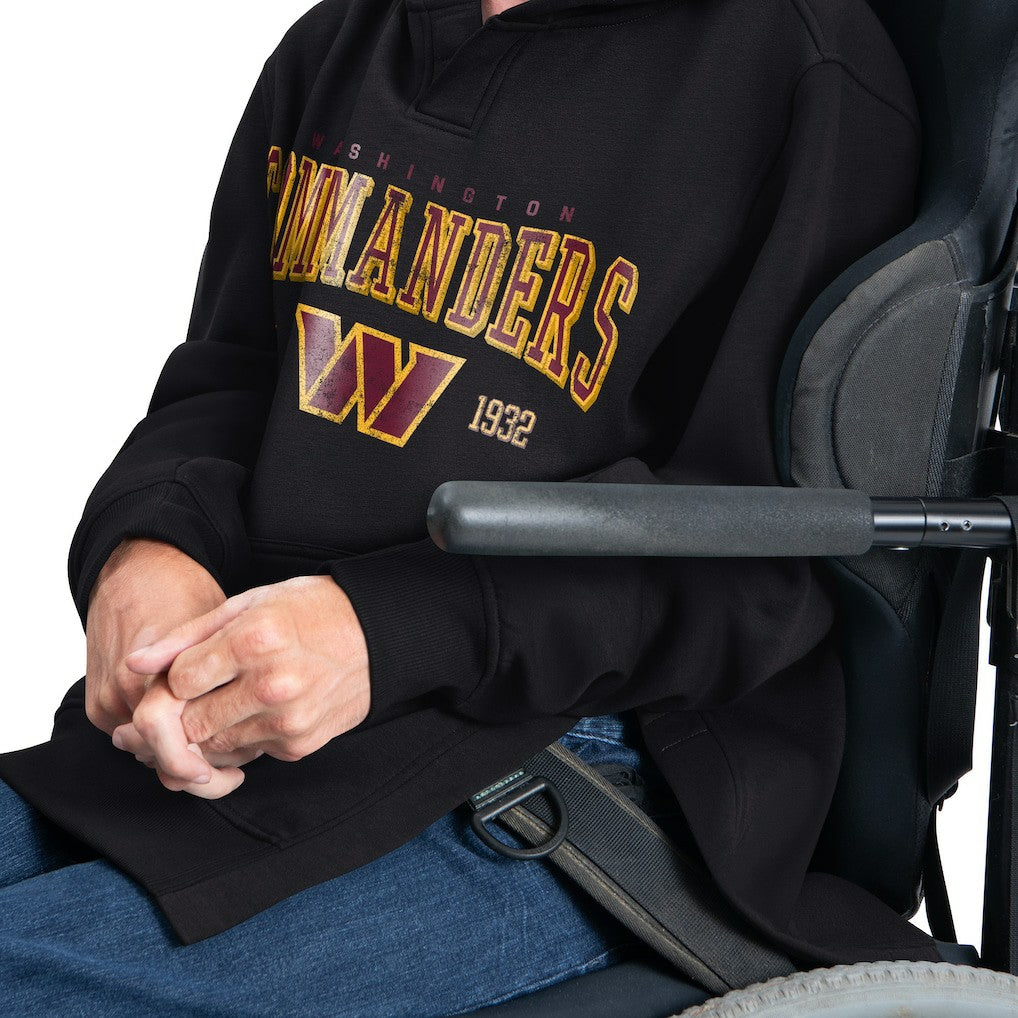 Washington Commanders G-III Sports by Carl Banks Adaptive Team Spirit Graphic Fleece Pullover Hoodie | NFL Hot