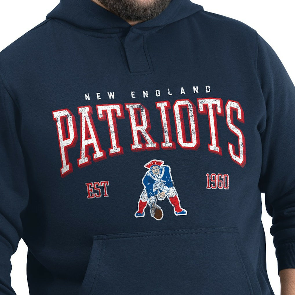 New England Patriots G-III Sports by Carl Banks Adaptive Team Spirit Graphic Fleece Pullover Hoodie | NFL Near me