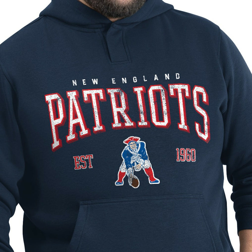 New England Patriots G-III Sports by Carl Banks Adaptive Team Spirit Graphic Fleece Pullover Hoodie | NFL Near me