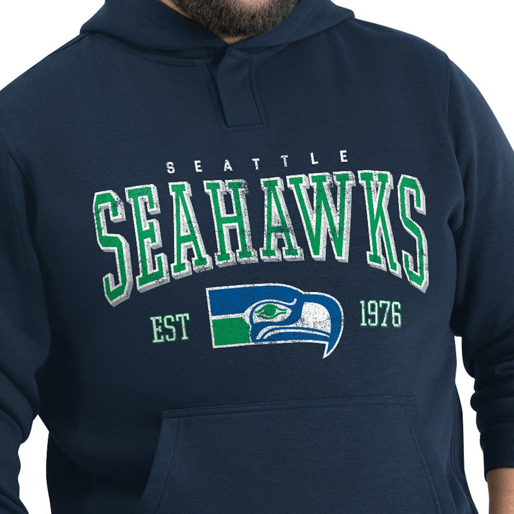 Seattle Seahawks G-III Sports by Carl Banks Adaptive Team Spirit Graphic Fleece Pullover Hoodie | NFL Hot