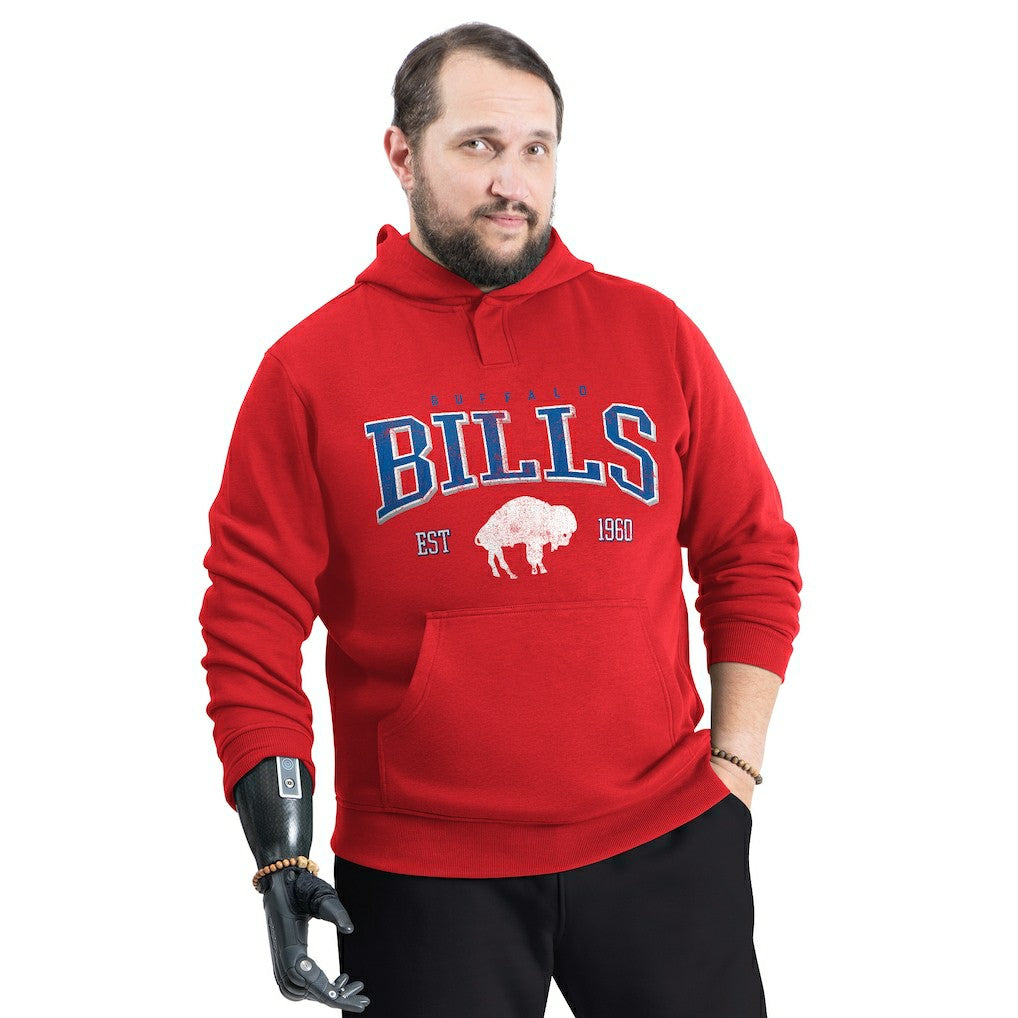 Buffalo Bills G-III Sports by Carl Banks Adaptive Team Spirit Graphic Fleece Pullover Hoodie | NFL Discount
