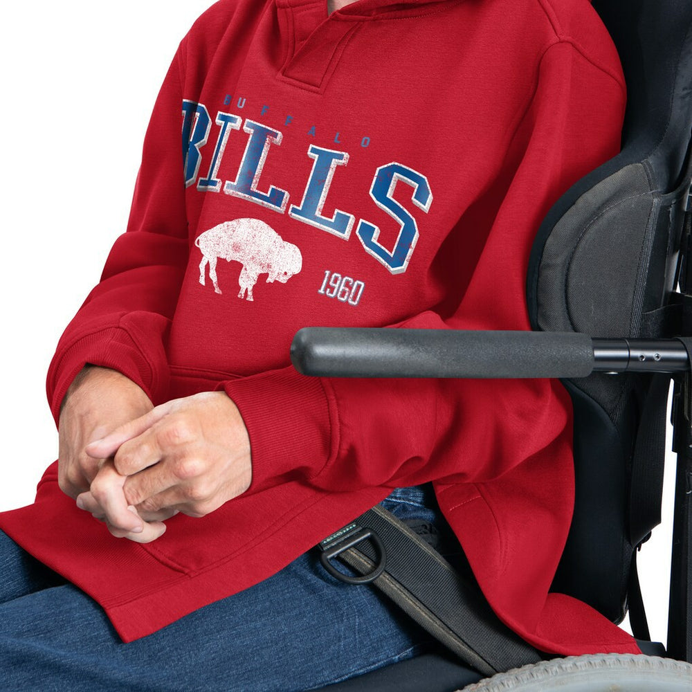 Buffalo Bills G-III Sports by Carl Banks Adaptive Team Spirit Graphic Fleece Pullover Hoodie | NFL Discount