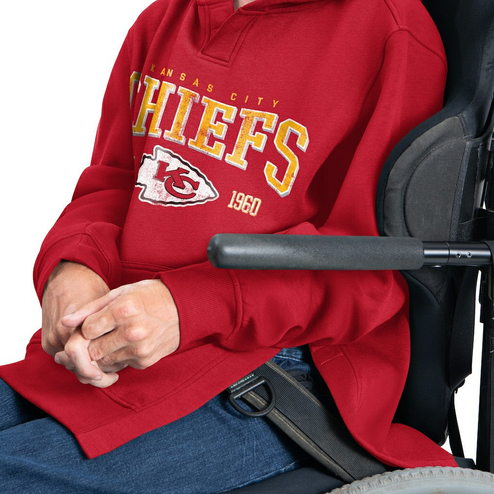 Kansas City Chiefs G-III Sports by Carl Banks Adaptive Team Spirit Graphic Fleece Pullover Hoodie | NFL US