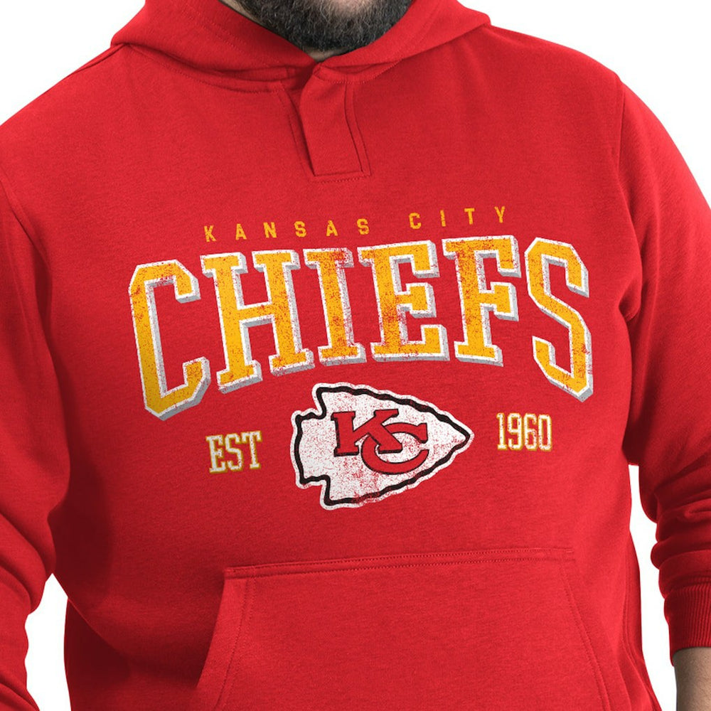 Kansas City Chiefs G-III Sports by Carl Banks Adaptive Team Spirit Graphic Fleece Pullover Hoodie | NFL US