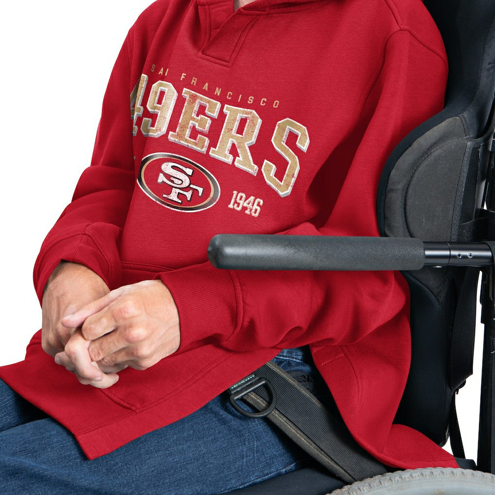 San Francisco 49ers G-III Sports by Carl Banks Adaptive Team Spirit Graphic Fleece Pullover Hoodie | NFL US