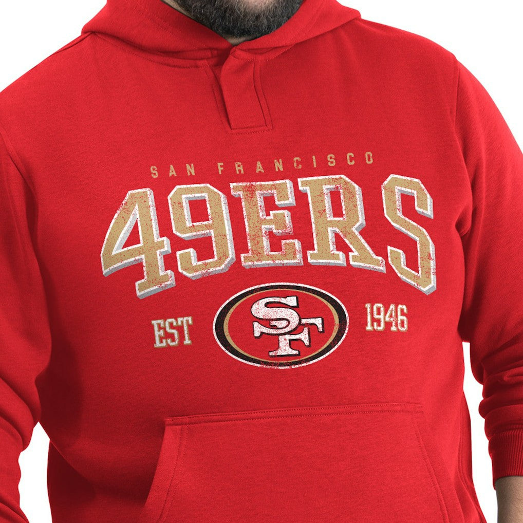 San Francisco 49ers G-III Sports by Carl Banks Adaptive Team Spirit Graphic Fleece Pullover Hoodie | NFL US