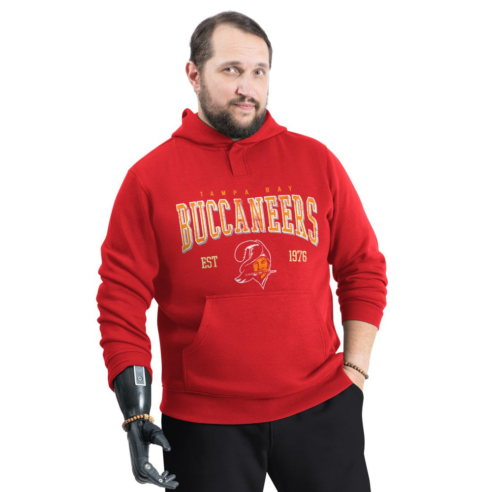 Tampa Bay Buccaneers G-III Sports by Carl Banks Adaptive Team Spirit Graphic Fleece Pullover Hoodie | NFL Online