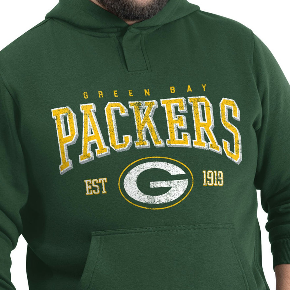 Green Bay Packers G-III Sports by Carl Banks Adaptive Team Spirit Graphic Fleece Pullover Hoodie | NFL Sale