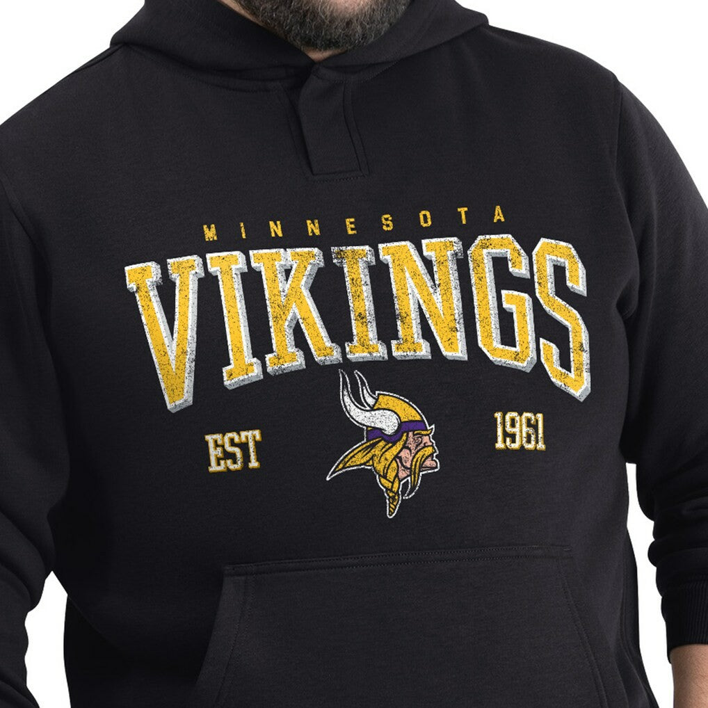 Minnesota Vikings G-III Sports by Carl Banks Adaptive Team Spirit Graphic Fleece Pullover Hoodie | NFL Sale