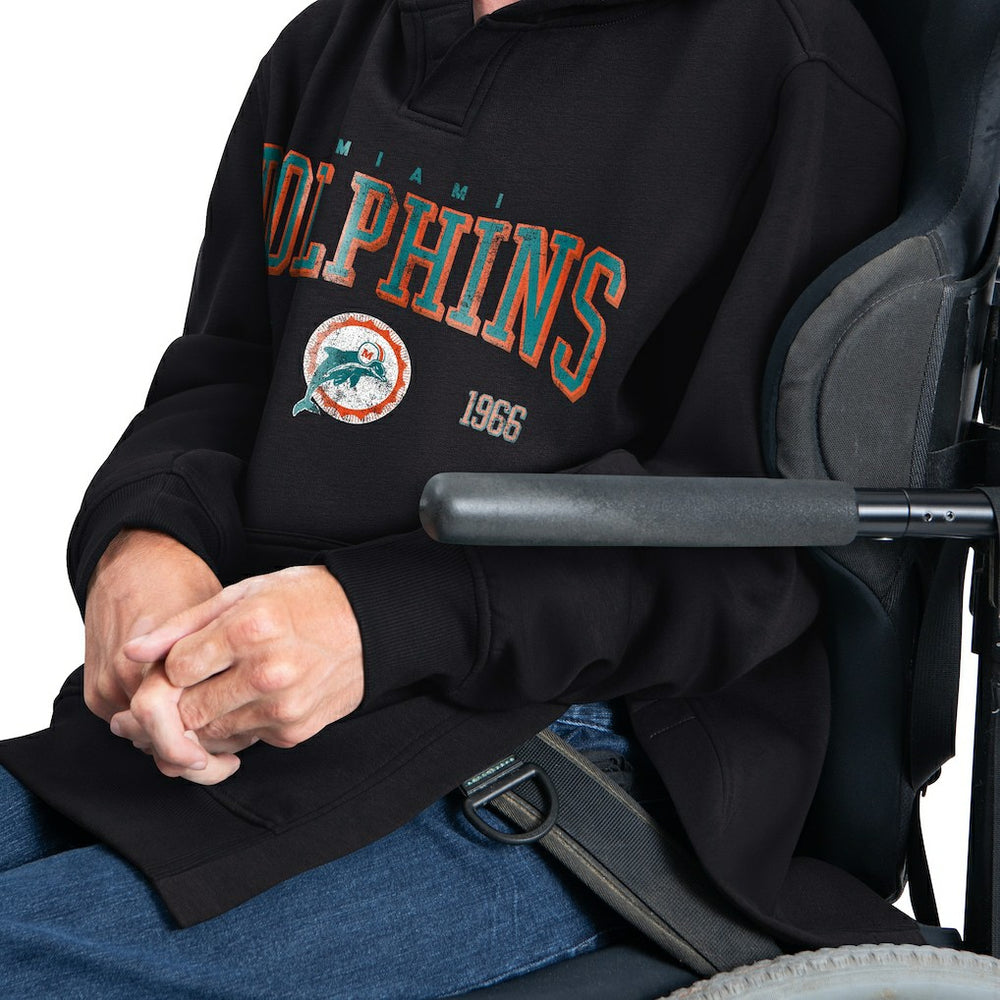Miami Dolphins G-III Sports by Carl Banks Adaptive Team Spirit Graphic Fleece Pullover Hoodie | NFL On sale