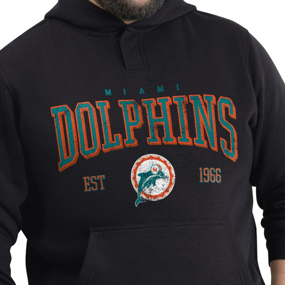 Miami Dolphins G-III Sports by Carl Banks Adaptive Team Spirit Graphic Fleece Pullover Hoodie | NFL On sale