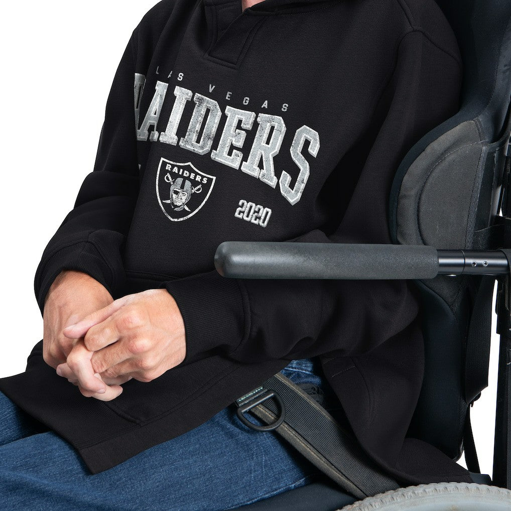 Las Vegas Raiders G-III Sports by Carl Banks Adaptive Team Spirit Graphic Fleece Pullover Hoodie | NFL Hot