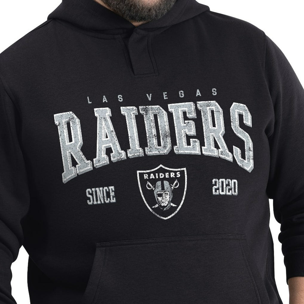 Las Vegas Raiders G-III Sports by Carl Banks Adaptive Team Spirit Graphic Fleece Pullover Hoodie | NFL Hot