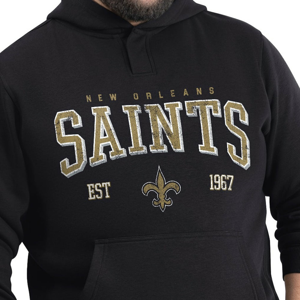 New Orleans Saints G-III Sports by Carl Banks Adaptive Team Spirit Graphic Fleece Pullover Hoodie | NFL New