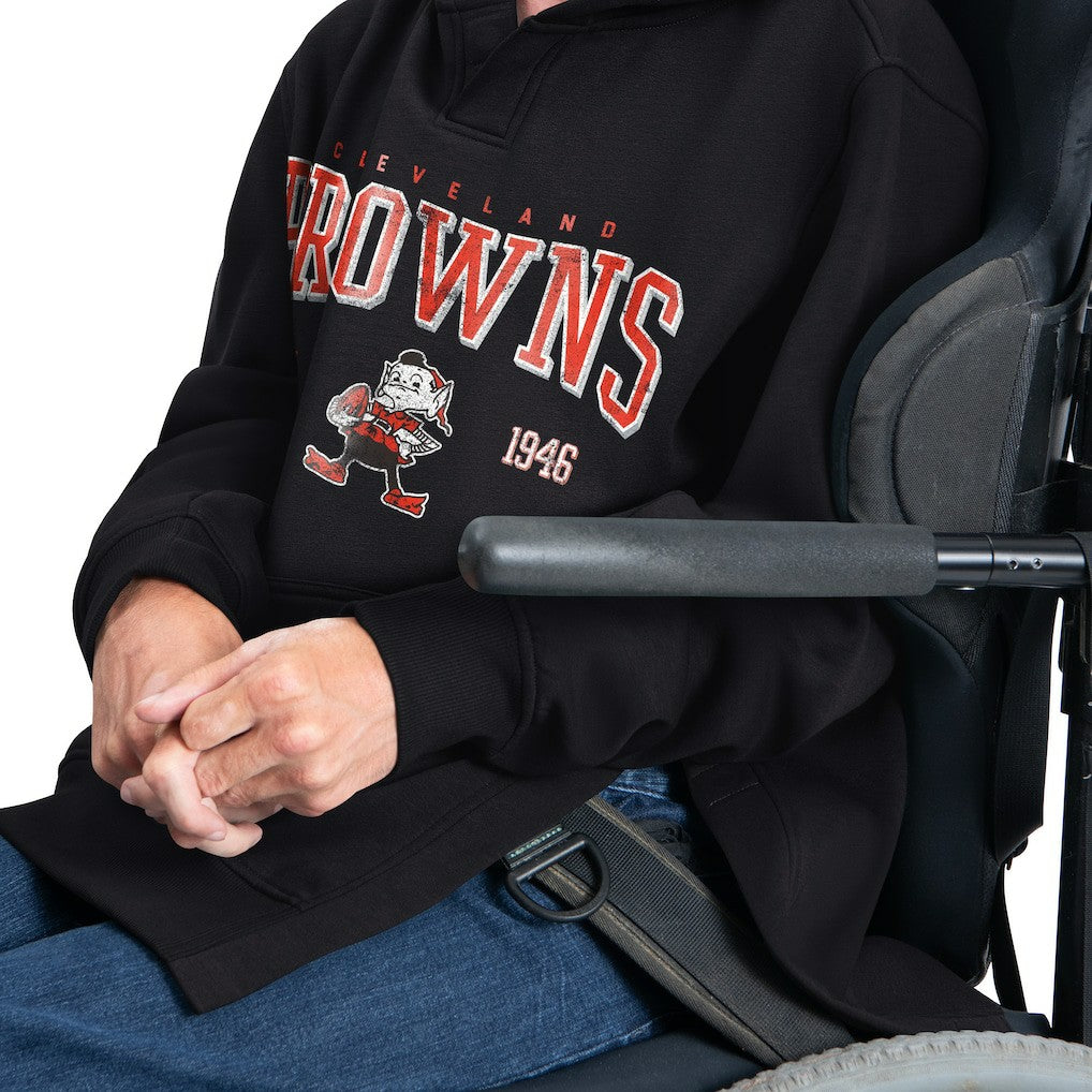 Cleveland Browns G-III Sports by Carl Banks Adaptive Team Spirit Graphic Fleece Pullover Hoodie | NFL Hot