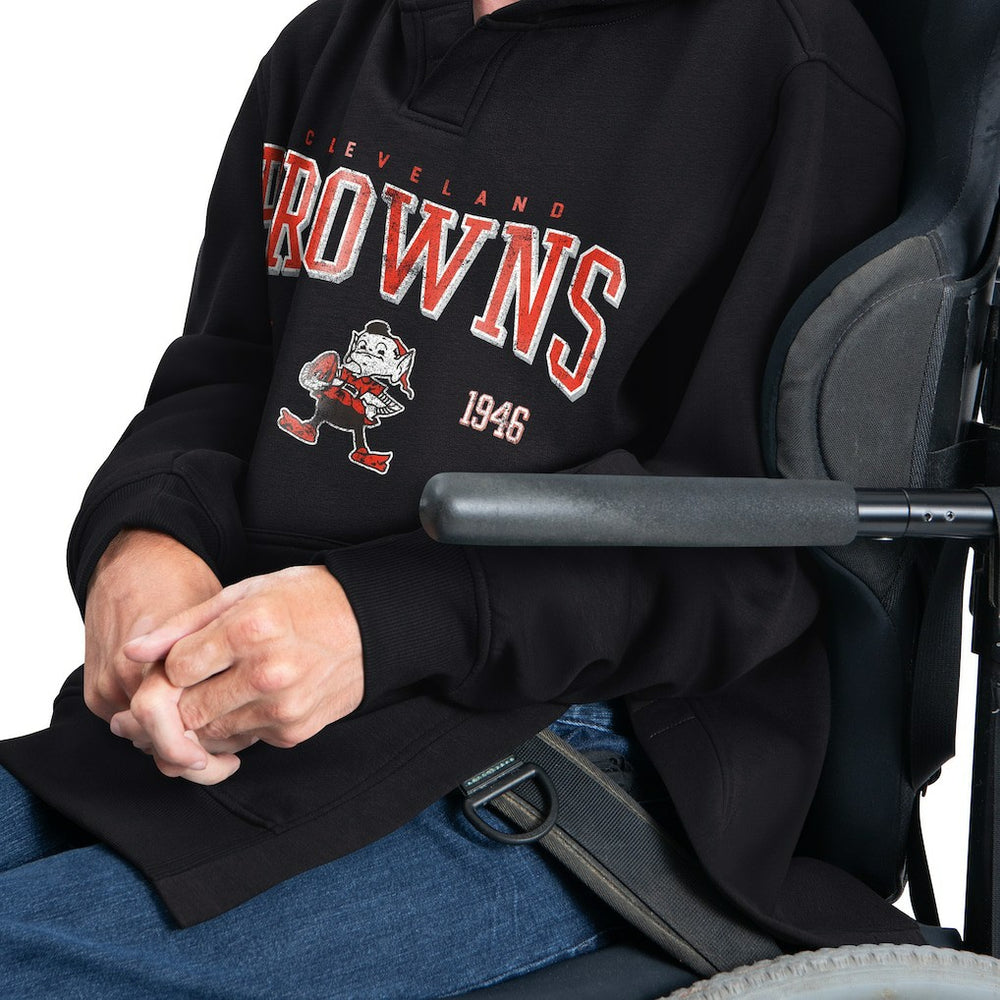 Cleveland Browns G-III Sports by Carl Banks Adaptive Team Spirit Graphic Fleece Pullover Hoodie | NFL Hot
