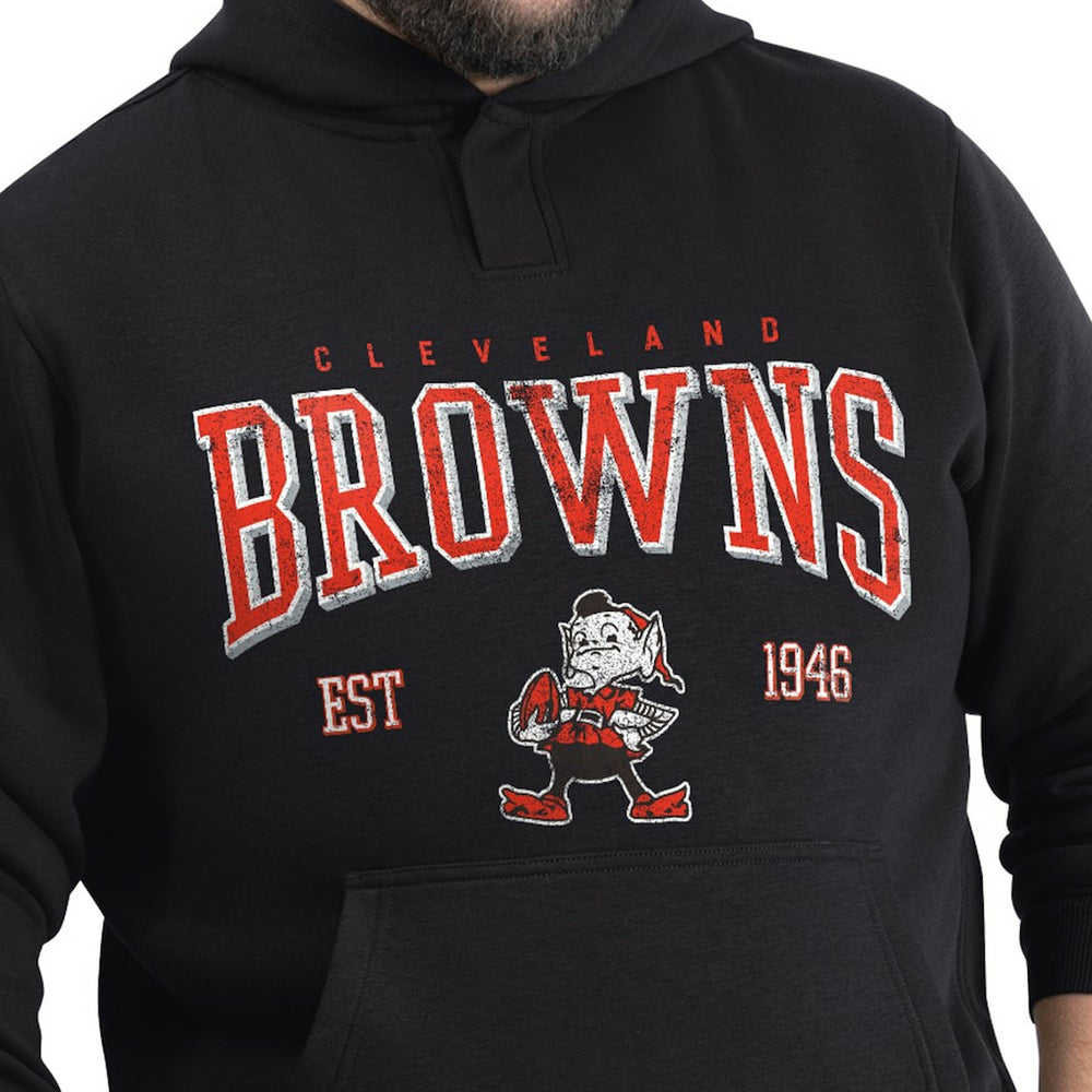 Cleveland Browns G-III Sports by Carl Banks Adaptive Team Spirit Graphic Fleece Pullover Hoodie | NFL Hot