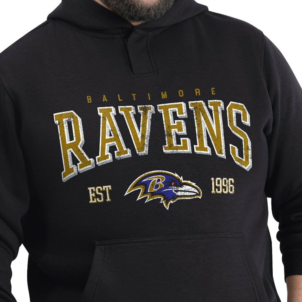 Baltimore Ravens G-III Sports by Carl Banks Adaptive Team Spirit Graphic Fleece Pullover Hoodie | NFL Sale