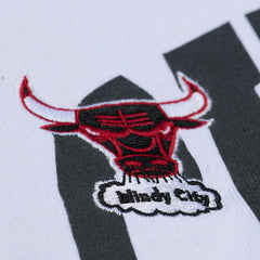 White Chicago Bulls Women's Lightweight Block Letter Sweatshirt | NBA