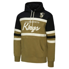 Olive/Black Sacramento Kings Double Clutch Head Coach Hoodie | NBA