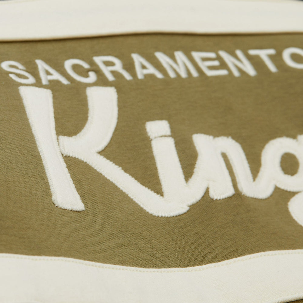 Olive/Black Sacramento Kings Double Clutch Head Coach Hoodie | NBA